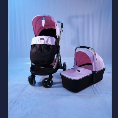 China Eco-friendly Goods Retail Sales High Stock Landscape Baby Travel System Stroller Carrier Pram Carriage Luxury Baby Stroller 3 in 1 for sale