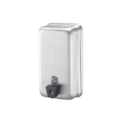 China Modern Manual Stainless Steel Soap Dispenser With Plastic Valve for sale