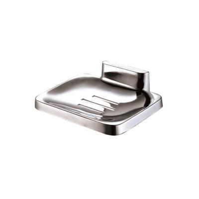 China Modern Chrome Plated Zinc Die Cast Soap Dish With Drain for sale