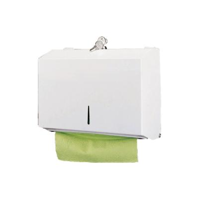 China Modern Steel Paper Towel Dispenser - White Powder Coating for sale