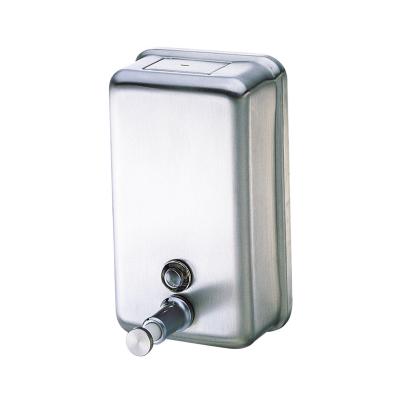 China Factory Modern Stainless Steel Manual Soap Dispenser Wall Mounted Luxury Manual Liquid Soap Dispenser for sale