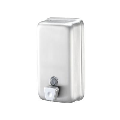 China Modern Manual Press Liquid Soap Dispenser Wall Mounted Bathroom Soap Dispensers With Plastic Valve for sale