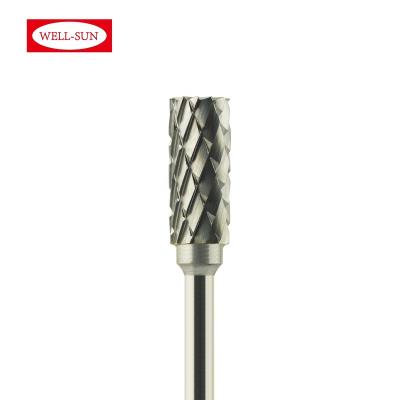 China For Cylindrical Metal Burr Removing /Industry Wood Drill Machine B-06-300186 Factory End Cutting Rotary Tungsten Carbide Burrs 3mm Shank Being Cut Metal Working Desk for sale