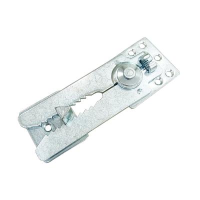 China Stable Resistance Hinge Home Furniture Durable Hardware Connecting Sofa Sectional Couch Secret Locking Snap With Screw Galvanized Sofa Connector for sale