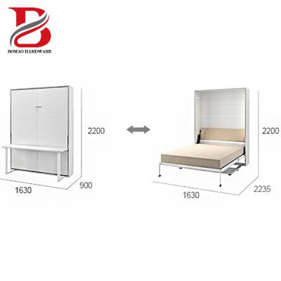 China Eco-Friendly Feature Foldable Wall Bed In Beds Frame Accessory for sale