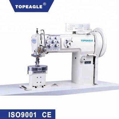 China TPB-1780XL Post Bed Double Needle Foot Needle Feed Walking Leather Sewing Machine DDx1 18-27# for sale