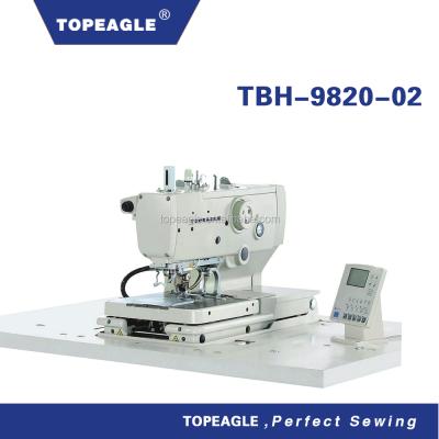 China Man And Women Work Wear TOPEAGLE TO BE HONEST - 9820-02 Electronic Eyelet Button Holeting Machine For Work Use for sale