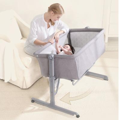 China 2020 New High Quality Baby Playpen Cradle Co-Sleeper Bed Easy Folding Design for sale