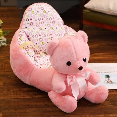 China Portable Baby Plush Chair Support Seat Pillow Protector Plush Cushion Animal Portable Toys for sale