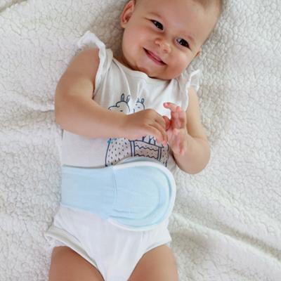 China Relief Baby Stomach Issues with Newborn Colic Pure Cotton Binder Abdominal Belt with Heat Pouch for Sale for sale