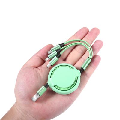 China Wholesale Mobile Phone Etc.electronic Product 3 In 1 Type C IOS USB Cable 2.4A Fast Charging Android Charging Cable for sale