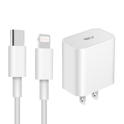 China Original 20W PD USB-C Plug 20w USB-c EU Plug Fast Power Adapter Mobile Phone Charger Wall Charger For iPhone 12 Pro Max for sale