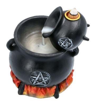 China AROMATIC Amazing Design Backflow Incense Holder Pouring Cauldrons Incense Holder Censer for sale