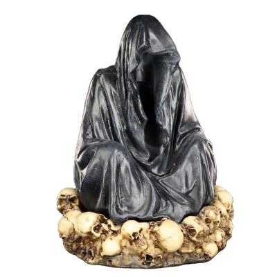 China 2021 AROMATIC hot selling creative censer Reaper figurine incense cone holder for sale