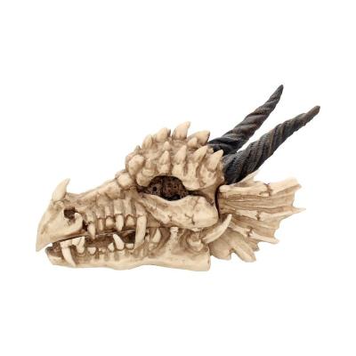 China China Great Fantasy Sculpture Gothic Dragon Skull Trinket Box Ornaments Dragon Statue for sale