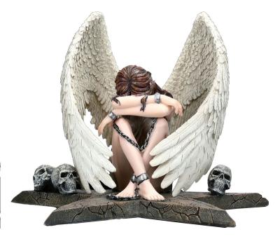 China China Artist Edition Ana Loads Exclusive Resin Design Angel Figurine Collectible Home Decor Guardian Angel Statue for sale