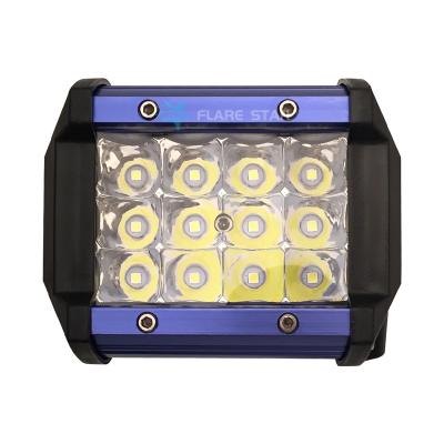 China ABS+LED 4 Inch 36W Off Road Driving Lights, Triple Row Spot Flood Beam LED Fog Lights, Led Work Lights For Trucks for sale