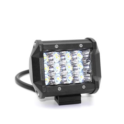 China 4 Inch 36W Off Road Drive Die-Cast Aluminum Housing Lights, Triple Row Spot Flood Beam LED Fog Lights, Led Work Lights For Trucks for sale