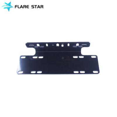 China Aluminum Alloy Aluminum Front License Bracket, Front Bumper License Plate Mount Bracket Holder For Offroad LED Drive Light Bar for sale