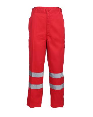 Chine Pantalon rouge de travail de relaxation de poche de correction des marques réfléchissantes à vendre