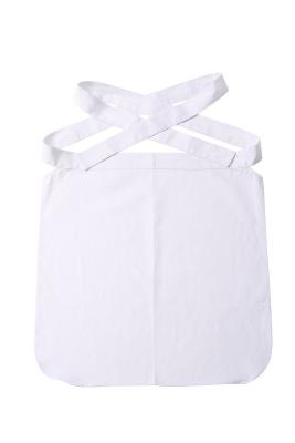 China Twill 2/1 Chef White Half Apron des Flecken-Taschen-Polyester-65% der Baumwolle35% zu verkaufen