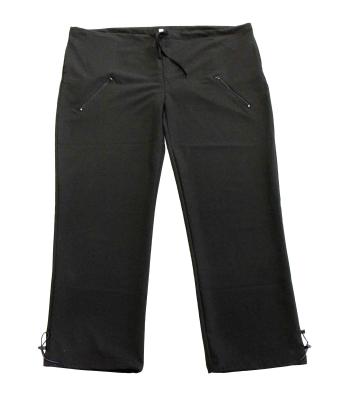 China 155 GSM Polyester 65% Cotton 35% Unisex Black Trousers Medical Uniform Scrubs Pants With Rope for sale