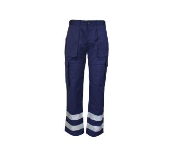 Κίνα 275GSM μπλε ναυτικά εσώρουχα Workwear εργασίας με τις τσέπες φυσητήρων και το γάντζο & το βρόχο προς πώληση