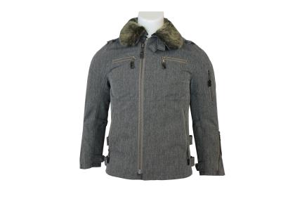 China 280 G-/Mtwill 2/1 Baumwollwinter-Motorrad-Klage 60% Polyester-40% mit Zwischenlagen-Lamm-Pelz zu verkaufen