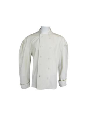 Cina Camice del cotone 35% del poliestere 65% di Uniform Work Wear del cuoco unico 240GSM in vendita