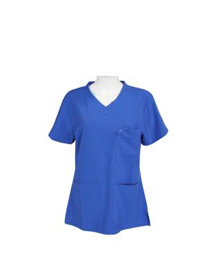 China 170 Polyester 5% G/M 95% scheuert Spandex-blaue medizinische Uniform die 4 Möglichkeits-Ausdehnung zu verkaufen