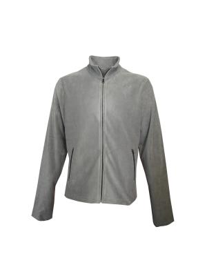 China 240 GSM 100% Jasje van Grey Men Fall And Winter van de Polyester het Polaire Vacht Te koop