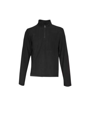 China Polares Vlies-schwarze Männer 185 G-/Mpolyester-100% fallen und Winter-Jacke zu verkaufen