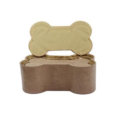 China Newest Design Viable Bone Shape Polyester Toy Storage Basket Woven Basket Material For Dog Cat Pet Supplies for sale