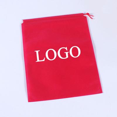 China Eco-friendly Recyclable Biodegradable Reusable Eco-Friendly Colors Non Woven Fabric Shoe Dust Drawstring Bag Foldable Drawstring Bag Non Woven Bag for sale