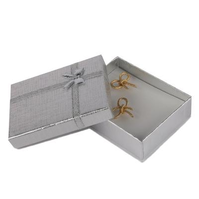 China Hot Sale Custom Made Custom Colorful Jewelry Gift Box Handcrafted Logo Fancy Paper Jewelry Box Rectangle Earring Packaging Box Cardboard Small for sale