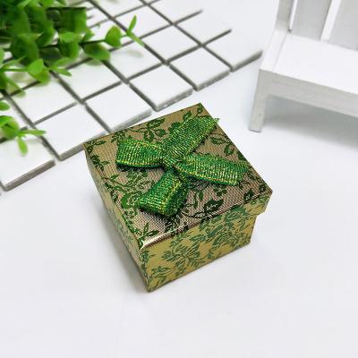 China New Arrival Small Cardboard Cardboard Ring Box Colorful Cheap Handmade Retrievable Ring Display Box Jewelry Box Handcrafted Jewelery Box for sale