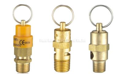 China Spring Open Type 1.35Mpa RSV Brass Safety Valve 1/8