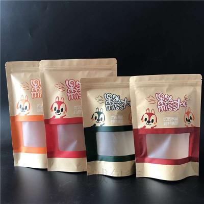 China Food Packaging Aseptic Sealing Stand Up Kraft Paper Bag for sale