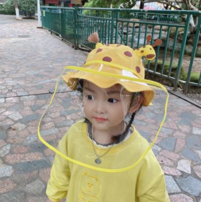 China Glass Face Shield Hat For Kids Hat With Transparent Face Shield Fashion Clear Protective Hat Face Shield zu verkaufen