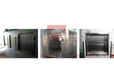 China 100~500kgs Restaurant Kitchen Food Dumbwaiter Lift Feight Elevator Lift For Hotel for sale