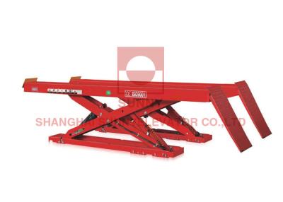 China 4000kg Ultra Thin Scissor Lift On Surface Mounting Lifter Car Lift Scissor for sale