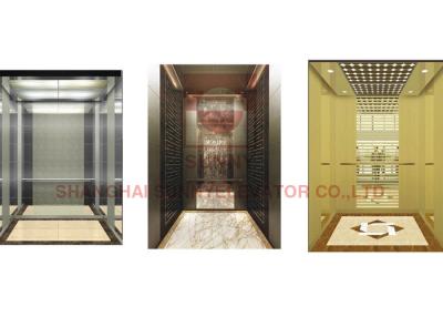 China Fast Traveling Compact Electric MRL Passenger Lift With LED Lighting for sale