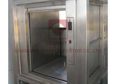 China Dumbwaiter motorizado control de acero completo del monarca de la capacidad 250kg para la comida en venta