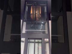 4 Floors Electric 3.0m/S AC Panoramic Home Elevator With Small Machine Room