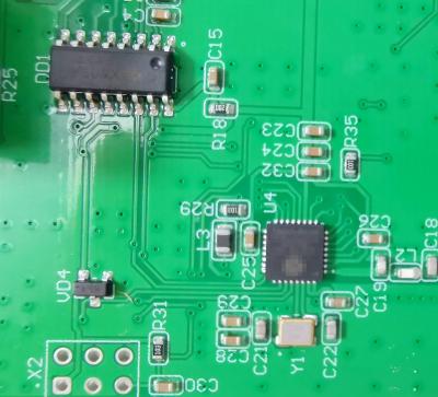 China SMT 1 capa de PCB Componente electrónico placa de circuito PCBA en venta