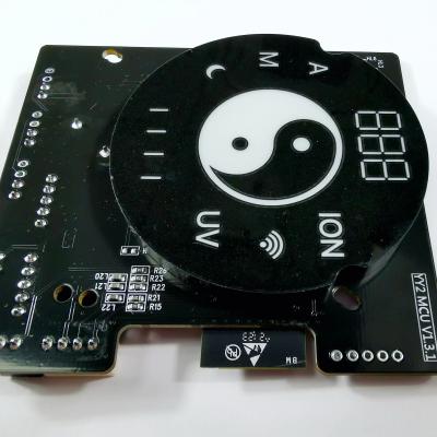 Cina Controllo di carica personalizzato ENIG ROHS 8 strato pCB Nero FR4 HDI Disegno di circuito assemblaggio in vendita