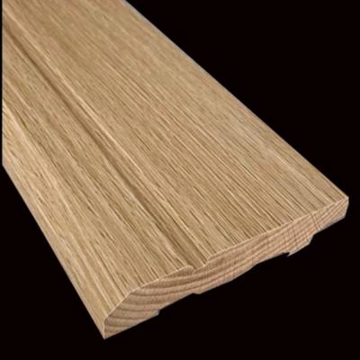 China Eco - Friendly Home Installation Accessories Single Flooring Baseboards Baseboards Custom Wood Skirting For Cheap Baseboard for sale