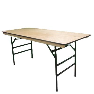 China Wholesale Furniture Qingdao High Quality Commercial Folding Banquet Dining Table Foldable For Rental for sale