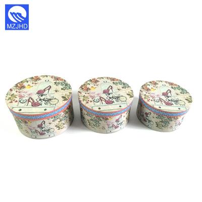 China Handmade Wholesale Luxury Round Cardboard Box Set Cylinder Paper Gift Box For Flowers for sale