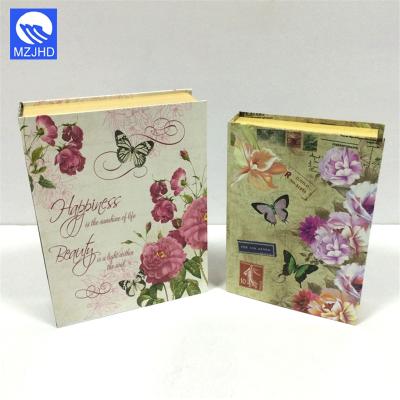 China China Manufacture Handmade Shaped Flower Pattern Color Paper Book Gift Box for sale